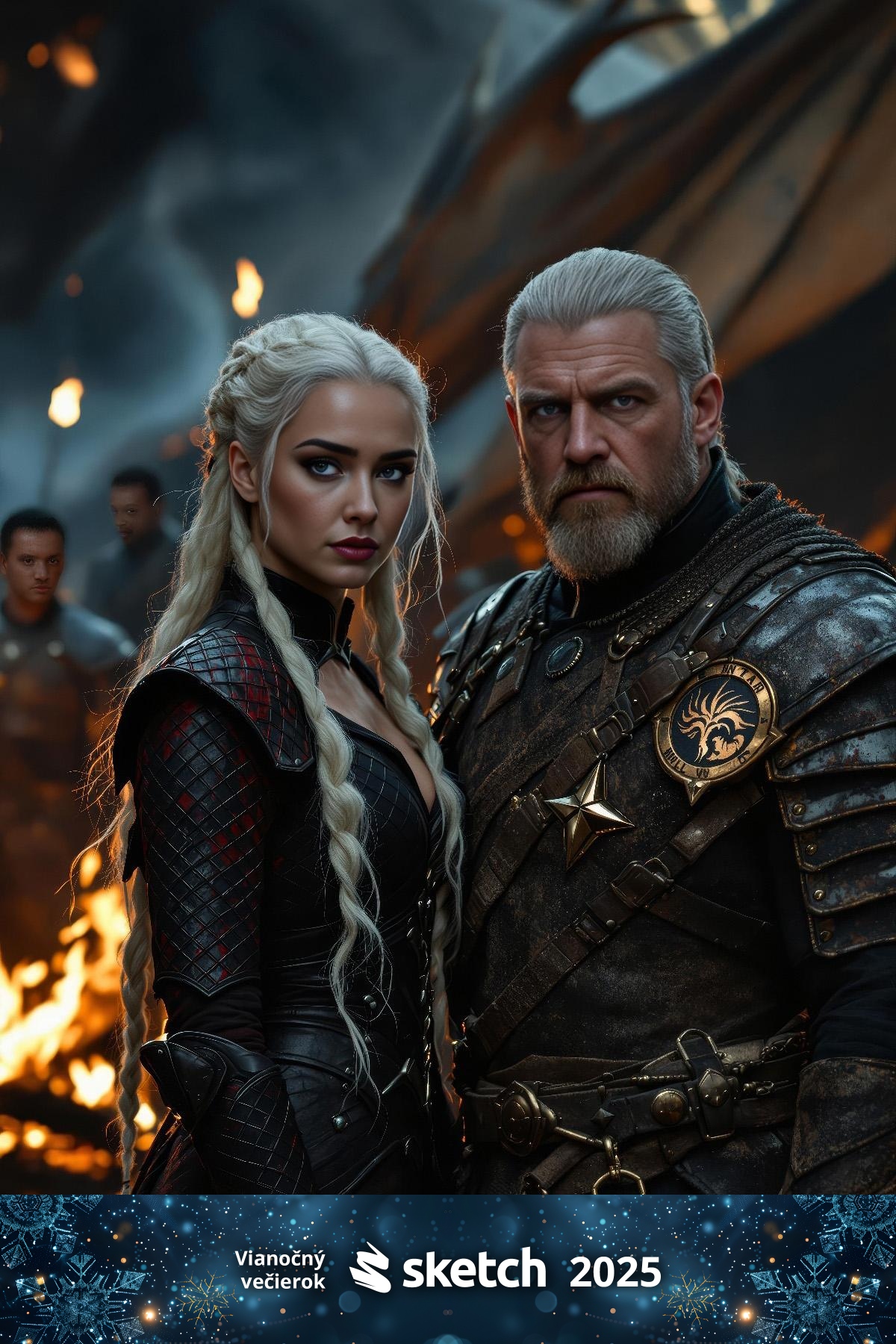 Vianočný večierok Sketch