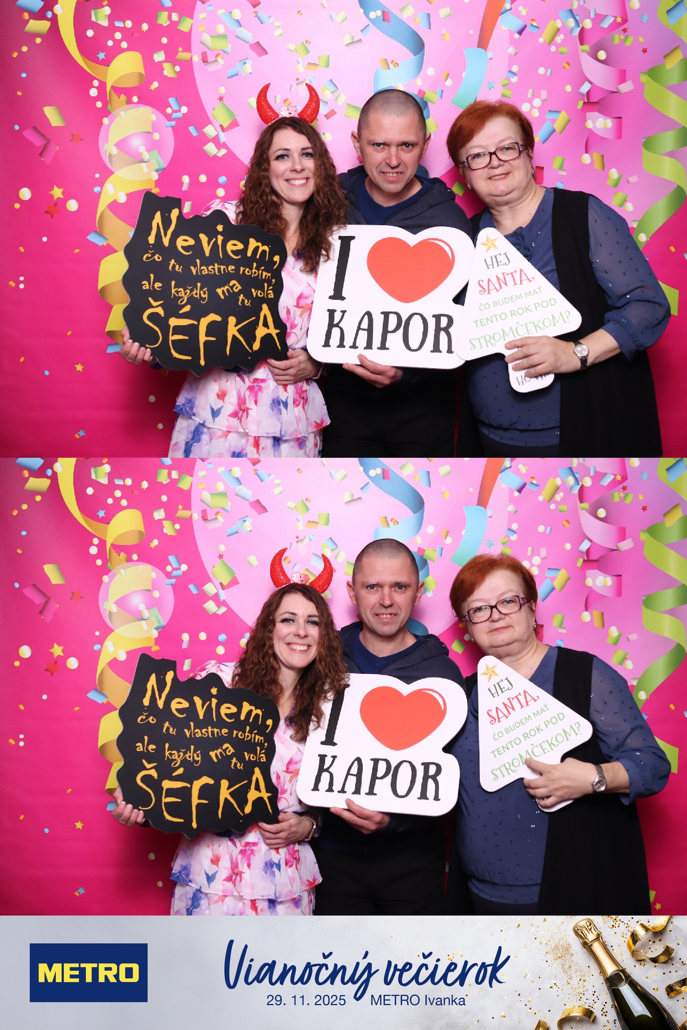 Vianočný večierok Metro