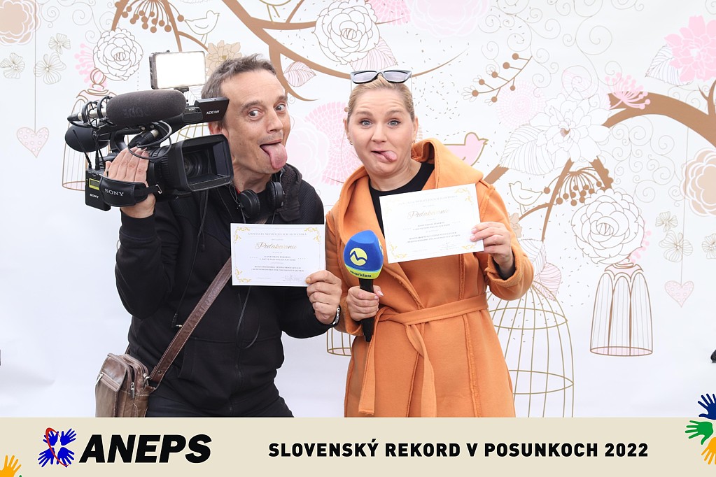 Aneps slovenský rekord v posunkoch 