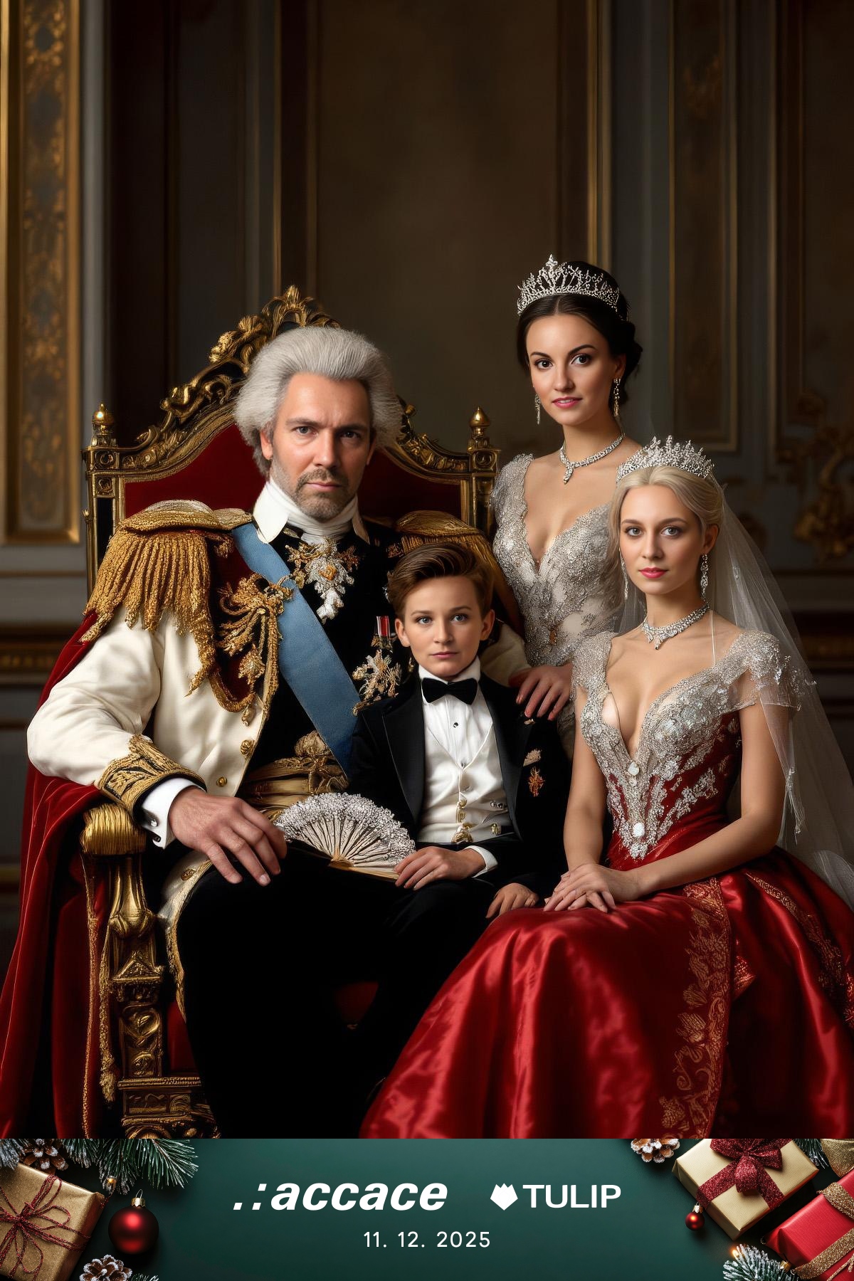 Vianočný večierok Accace Tulip