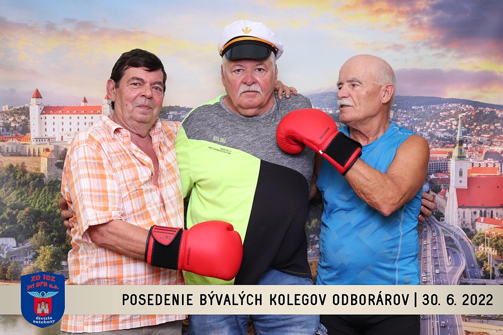 Posedenie bývalých kolegov odborárov 